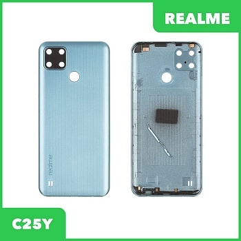 Задняя крышка для Realme C25Y (RMX3269) (синий)